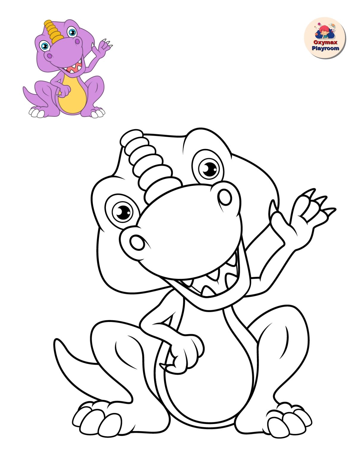 Coloring pages for children: "Dinosaurs"