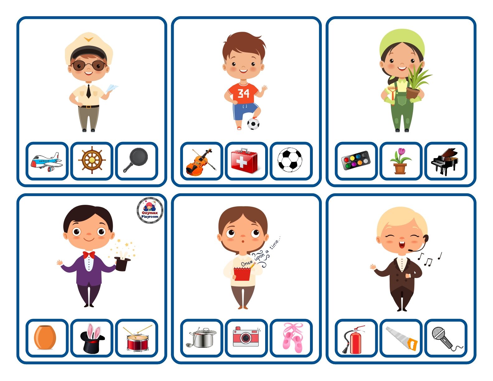 Educational game "Professions" for children