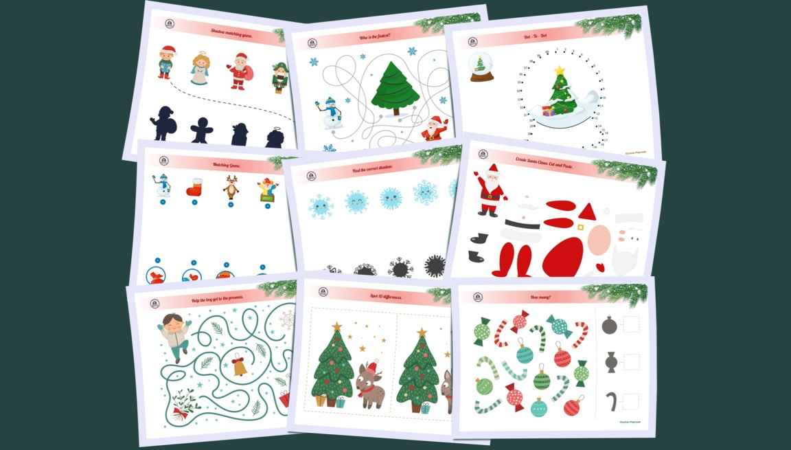 Free kindergarten winter activities printables