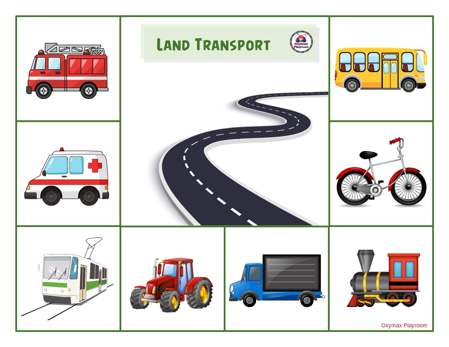Printable Pictures Of Transportation Vehicles Printable Word Searches
