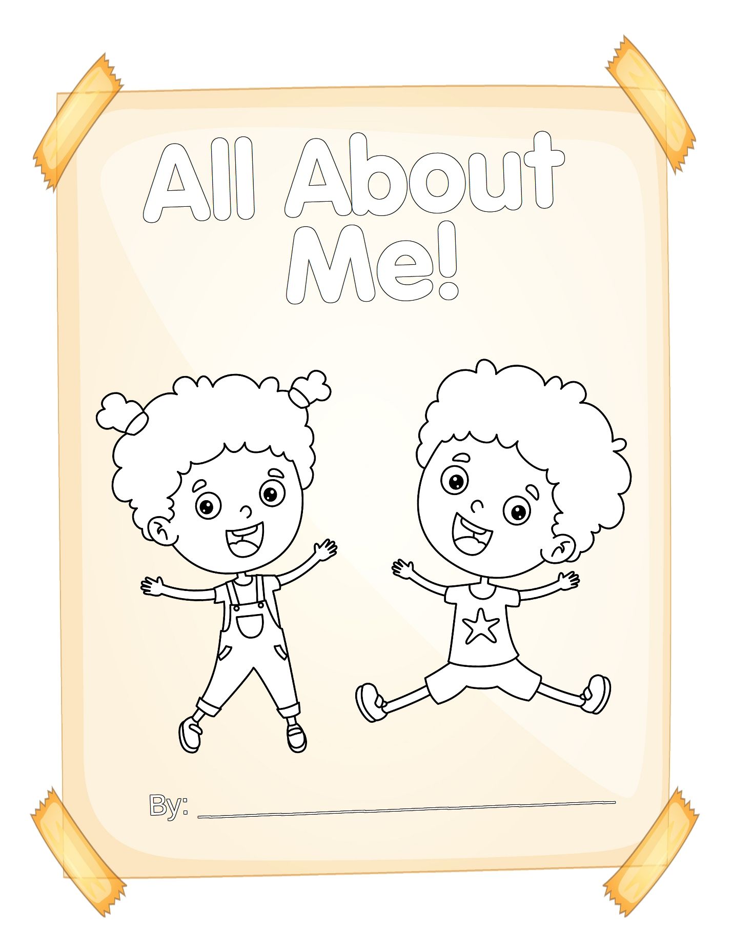 All About Me Book Free Printables