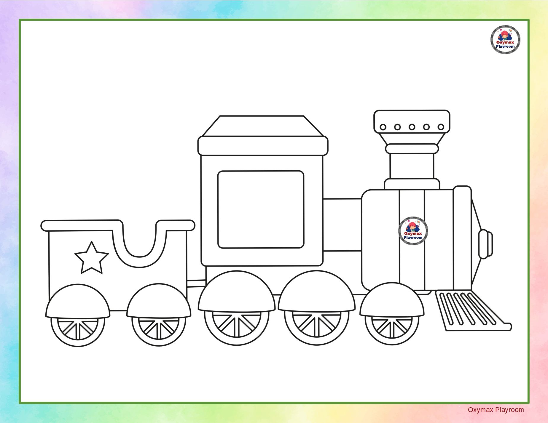 50 Free Coloring Pages for Kids – Transportation