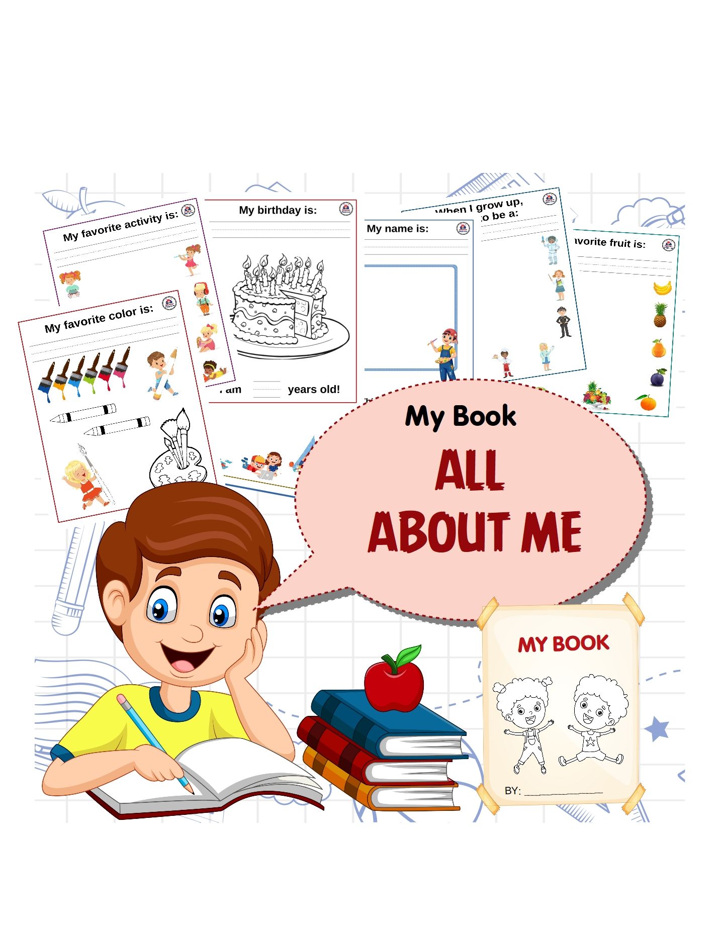 All About Me Book Free Printables 