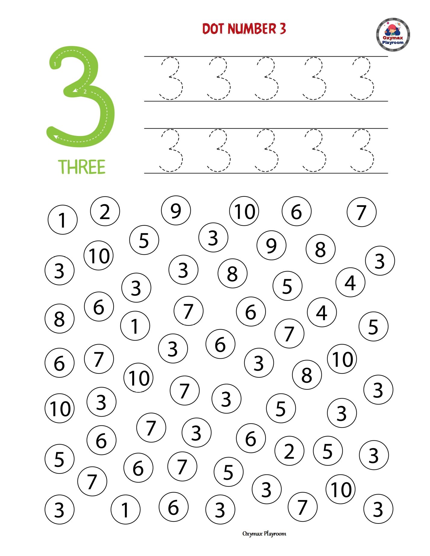My First Math Book. Free printables