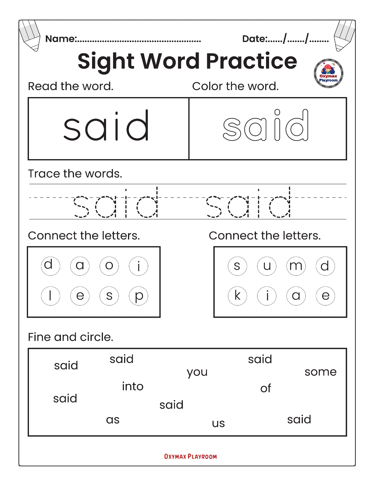 Free Kids Games. Sight Words