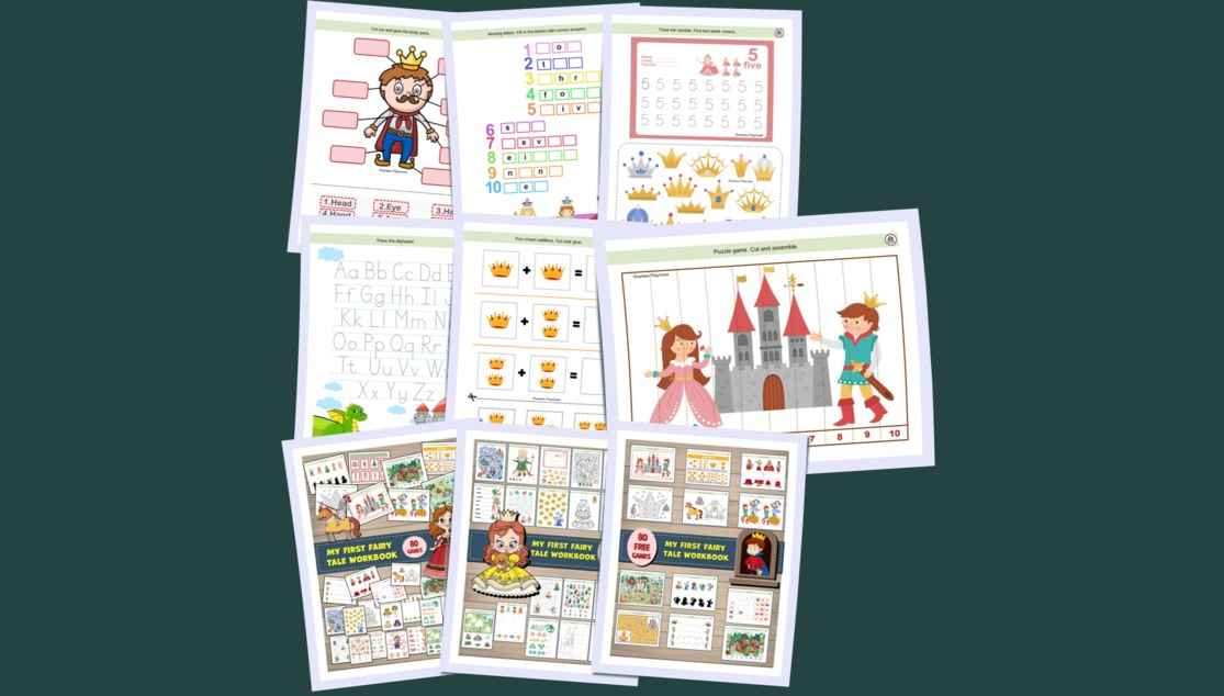 Free Educational Games For Kids. My First Fairy Tale Workbook