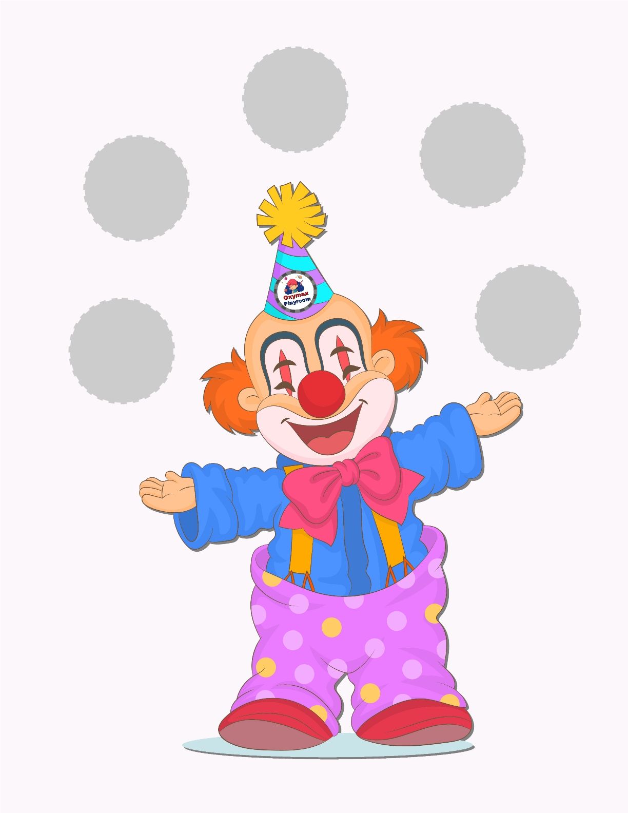 Выход веселого клоуна. Весёлые клоуны. Картинки клоуна для детей дошкольного возраста. Клоун задания для детей. Клоун шаблон.