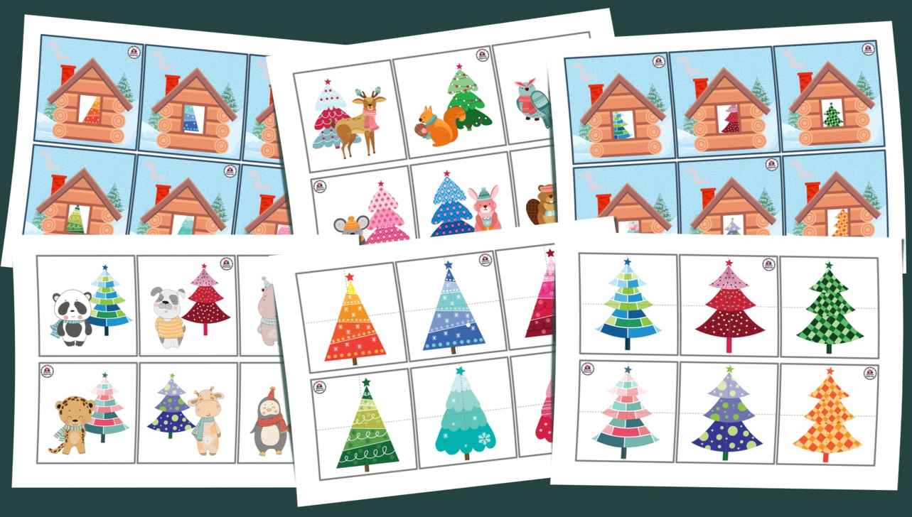 Бесплатные  зимние развивающие игры для детей 